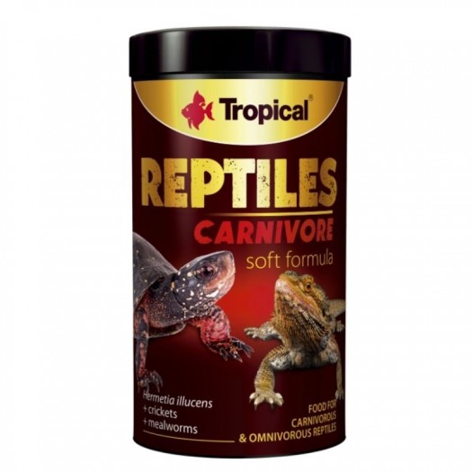 TROPICAL REPTILES CARNIVORE soft formula maistas, 65 g/ 250 ml